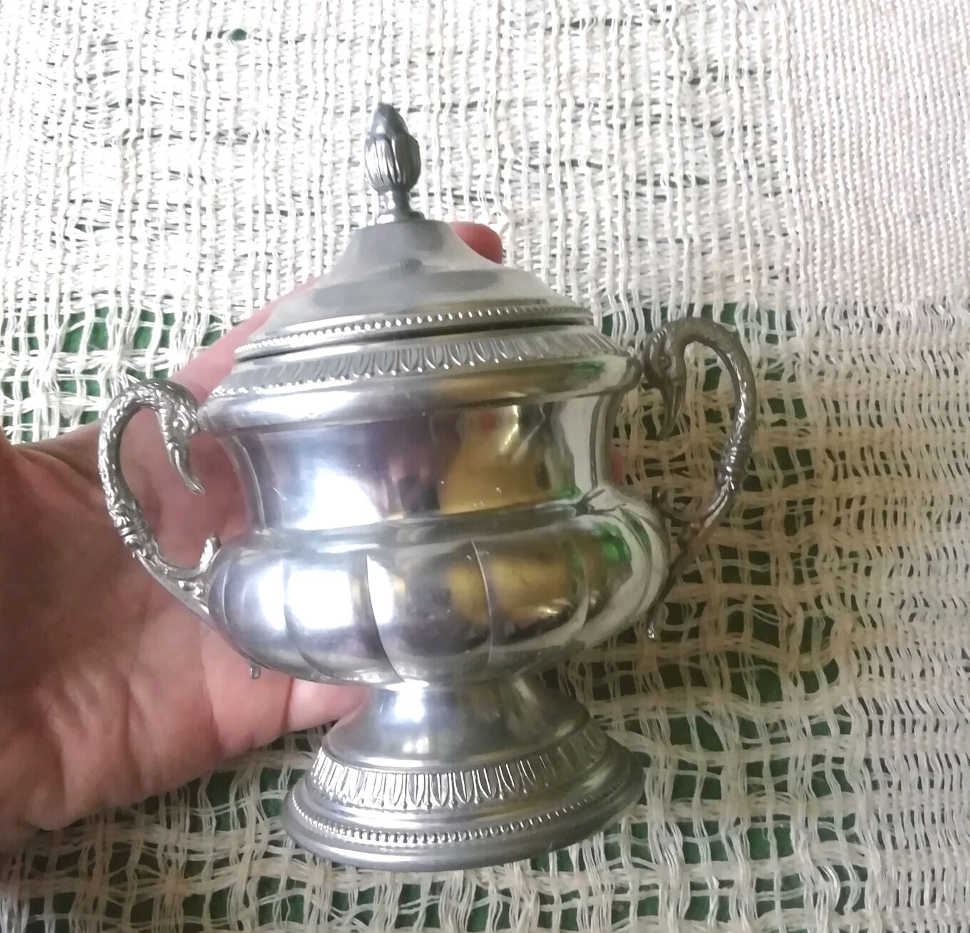 Винтаж: Старинная сахарница. пищевое олово, клеймо – купить на Ярмарке ...