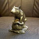 Rat cash-sculpture bronze. Figurines. Bronza-piter. Online shopping on My Livemaster.  Фото №2