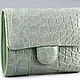 Кошелек из натуральной кожи крокодила IMA0079UUS45. Кошельки. CrocShop товары из экзотической кожи. Ярмарка Мастеров.  Фото №5