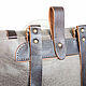 The backpack from the Vogue grey leather. Backpacks. Russian leather Guild. My Livemaster. Фото №6
