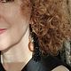 Длинные серьги из черной шпинели!. Серьги классические. Tanya. Интернет-магазин Ярмарка Мастеров.  Фото №2