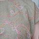 Нежное весеннее шерстяное платье-футляр в цветы, розово-зелёное. Платья. Скромное обаяние (Александра). Ярмарка Мастеров.  Фото №5
