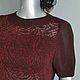 Заказать Топ "Черешня" 100% шелк. Вера / Kirshvery_knit (kirshvery) (kirshvery). Ярмарка Мастеров. . Топы Фото №3