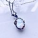 Кулон с натуральным лунным камнем. Подвеска. Mintina_jewelry. Ярмарка Мастеров.  Фото №4