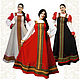 Linen long tunic for girl, woman Clavic, Russian traditional dress Rus, Folk dresses, Korolev,  Фото №1