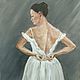 Order Ballerina in White Oil Painting. Verana-art. Livemaster. . Pictures Фото №3