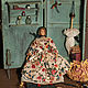 Мятный дорожный  шкафчик для путешествия  и дама с зонтиком. Кукольные домики. 'ВАТНЫЙ Заяц'. Интернет-магазин Ярмарка Мастеров.  Фото №2
