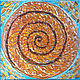 Pintura ámbar concha de oro. Pictures. real-mandala. My Livemaster. Фото №4