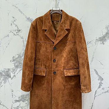 Одежда ручной работы. Ярмарка Мастеров - ручная работа Замшевое пальто. Handmade.
