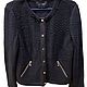 Винтаж: жакет Armani jeans. Темно синий. 48р. Премиум.Оригинал.Румыния. Жакеты. “Ga-Ga” “ Винтаж от мировых брендов и предметы интерьера!. Ярмарка Мастеров.  Фото №6