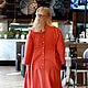 Dress - boho viscose terracotta art.030. Dresses. Elvira24. Online shopping on My Livemaster.  Фото №2