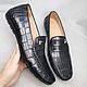 Moccasin mens crocodile leather, black color, under the order!. Moccasins. SHOES&BAGS. My Livemaster. Фото №5
