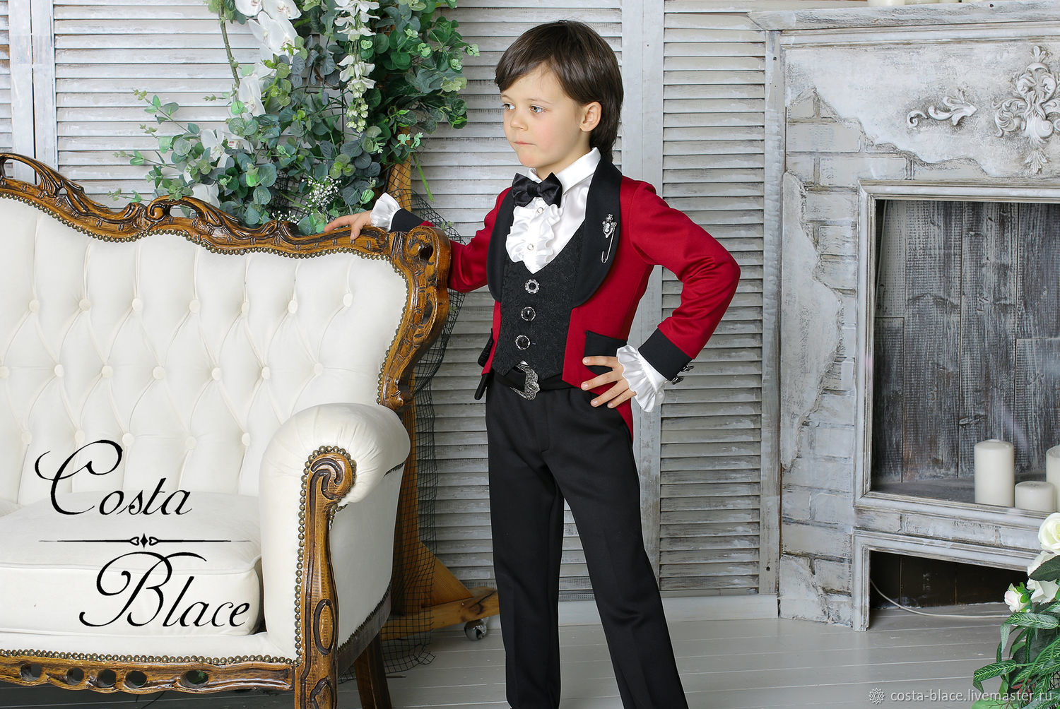 Розничная детский формальный джентльмен костюм