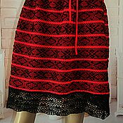 Одежда handmade. Livemaster - original item Knitted skirt,size 48-52.. Handmade.