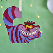 Сувениры и подарки handmade. Livemaster - original item Christmas Tree toys Cheshire Cat. Handmade.
