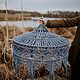 Макраме люстра. Макраме абажур. Люстры. Bahroma_lamp. Ярмарка Мастеров.  Фото №4