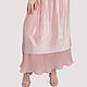 Skirt pink powder satin chiffon floor length, Skirts, Moscow,  Фото №1