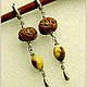 Order Earrings 'Nature around the' amber silver peach. Frollena II. Natural Baltic amber. Livemaster. . Earrings Фото №3