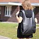 Backpack Bag Leather Black Oversize Bag Large Size. Backpacks. BagsByKaterinaKlestova (kklestova). My Livemaster. Фото №4