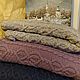 Плед вязаный премиум ручной работы шерсть меринос серый 150х180см. Пледы. СУНДУК текстиль плед покрывало (sunduk99). Ярмарка Мастеров.  Фото №7