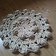 Гигантовязаный коврик из 100% хлопка молочного цвета. Ковры. free Tree. Ярмарка Мастеров.  Фото №4