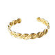 Twisted bracelet, hard bracelet 'Turns' gold bracelet 2023, Hard bracelet, Moscow,  Фото №1