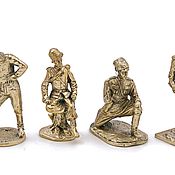 Подарки к праздникам handmade. Livemaster - original item Soldiers figurines, 19th century, brass, 7-8 cm. Handmade.