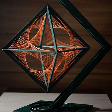 Для дома и интерьера ручной работы. Ярмарка Мастеров - ручная работа Ночник "Октаэдр". Handmade.