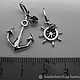 Заказать Подвеска из серебра для двоих Море TEP22-20. Blacksilver. Ярмарка Мастеров. . Подвеска Фото №3