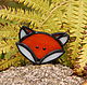Brooch 'Little Fox'. Brooches. Julivani. Online shopping on My Livemaster.  Фото №2