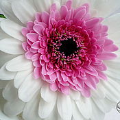Заколка Цветик-семи цветик из полимерной глины