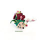 Handmade toys. Orchid! Collection ' Flower hedgehogs!'. Stuffed Toys. Cross stitch and beads!. My Livemaster. Фото №5