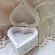 Order Pads: Heart box for wedding rings. BronvenGift (bronven). Livemaster. . Caskets for rings Фото №3