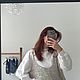 Топ с пайетками (серо-бежевый). Топы. lulu_knits. Ярмарка Мастеров.  Фото №5