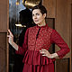 Комплект платье и жилет "Lady in Red". Платья. Ternika. Ярмарка Мастеров.  Фото №6