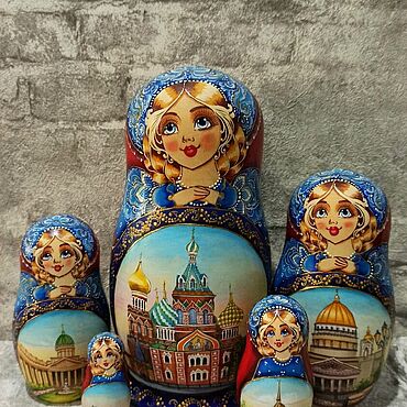 Матрешки – купить на Ярмарке Мастеров | Ручная работа и хенд мейд
