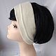 A headband with a lapel of milk-colored merino with cashmere, Bandage, Moscow,  Фото №1