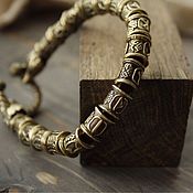 Украшения handmade. Livemaster - original item The bracelet is made of bronze Wolf. Handmade.
