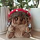 Мухоморчик девчонка игрушка ручной работы. Мягкие игрушки. Productsbyfox. Ярмарка Мастеров.  Фото №5