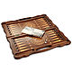 Order Backgammon carved 'Tree of eternity' large, 60. H-Present more, than a gift!. Livemaster. . Backgammon and checkers Фото №3