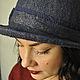 Felted hat 'Refinement', Hats1, Losino-Petrovsky,  Фото №1