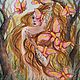 Картина, фентези "Омоложение кленовым мотыльком". Картины. Yulia-luana-art. Ярмарка Мастеров.  Фото №4