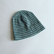Аксессуары handmade. Livemaster - original item Elongated knitted wool hat,. Handmade.