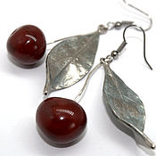 Украшения handmade. Livemaster - original item Earrings classic: Ripe Cherry Earrings. Handmade.