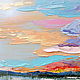 Author's landscape 'Mother-of-pearl sunset' 50/40 oil. Pictures. Anji's favourite pictures (anzhela-a). My Livemaster. Фото №4
