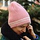 Шапка двойная двухсторонняя, Зимняя шапка из ангоры, Шапки, Жуковский,  Фото №1