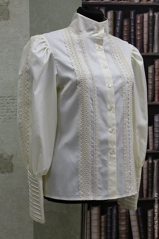 Blouse made of cotton, Victorian style, Blouses, Moscow,  Фото №1