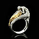 Кольцо "Ангел сновидений" из золота 585 пробы. Кольца. BUGAKOV jewelry. Интернет-магазин Ярмарка Мастеров.  Фото №2