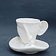 teacups: Kiss (white). Single Tea Sets. Mila. My Livemaster. Фото №5