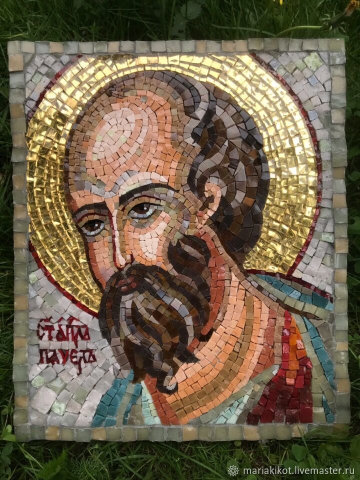 Мозаичная икона Святого Апостола Павла - заказать на ...